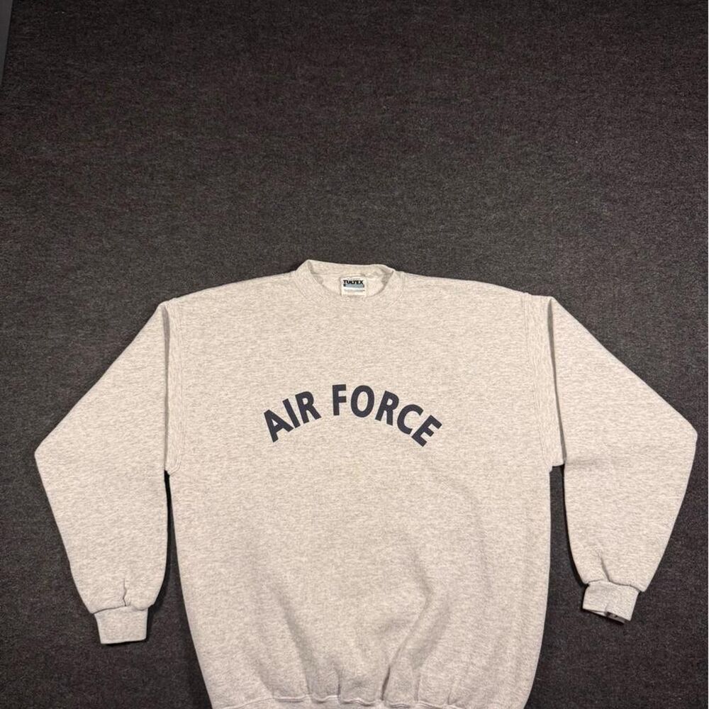 Vintage 90s Tultex Air Force Sweatshirt L
